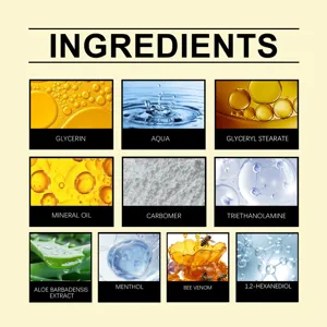 Liste détaillée des ingrédients pour crème de soin nourrissante homme, actifs naturels