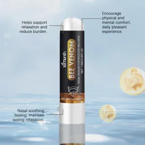 Ximonth herbal nasal inhaler detail view showing soothing formula for daily personal care.