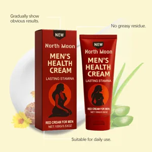 Crème de soin pour hommes North Moon avec extrait d'aloe vera et texture légère