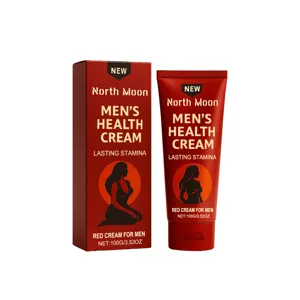 Crème de santé North Moon pour hommes en tube rouge 100g avec formule longue durée