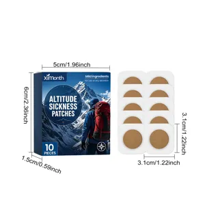 Ximonth altitude sickness patches detail, portable travel care patches for outdoor hiking and climbing.
