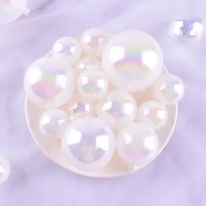 Iridescent cake decoration balls, colorful bubble ball cake toppers for party and birthday party.