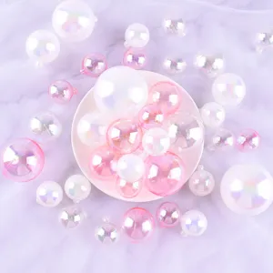 Iridescent cake decoration bubble balls pastel colorful party ornaments for birthday baking.