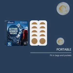 Portable altitude sickness patches 10 pieces for outdoor travel hiking mountaineering care.