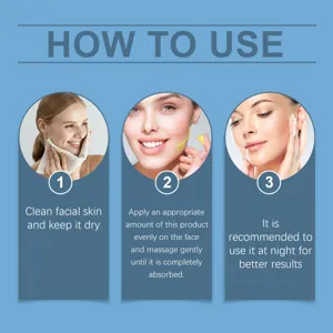 Guide d'utilisation de produit de soin du visage étape par étape pour votre routine quotidienne.