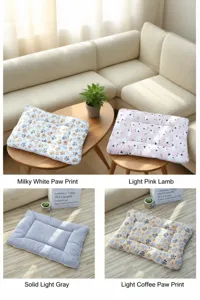 Alfombrilla de felpa para mascotas y cama para perros, colchoneta calida y gruesa para gatos.