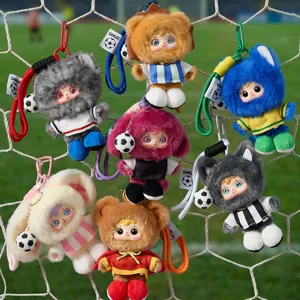 Llavero de Peluche Samuel Serie Blind Box Tema Fútbol Picnic Animal de Peluche de Dibujos Animados Juguete Colgante Regalo para Niños Niñas