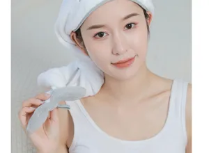 Soft coral fleece dry hair cap with cute animal ears, highly absorbent quick-dry towel wrap.