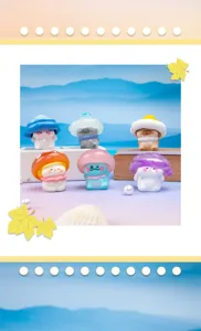 Collection of colorful cute resin mushroom elf figurines for desktop decoration and gifts.