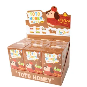 Set completo scatola blind box serie TOTO HONEY Sweet Dog con 6 graziosi design di cani