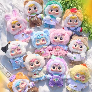 Linda Muñeca de Peluche Caja Ciega de Dibujos Animados Disfraz de Animal del Zodiaco Chino Juguete de Peluche Squishy Ornamento de Escritorio Regalo