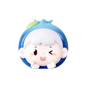 Adorable figura coleccionable Naughty Boy Fragrant Orchard blind box estilo fruta azul