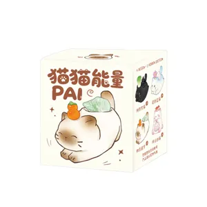 Boîte d'emballage pour figurines de chat en résine Cat Energy PAI boîte mystère