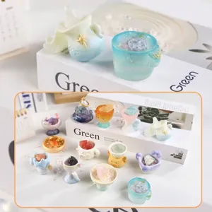 Boîte Aveugle Zodiaque PAI Cristal Figurine en Résine Décoration de Bureau Mignonne Cadeau d'Anniversaire Fait Main Maison Bureau