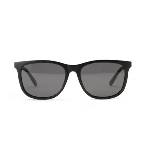Occhiali da sole polarizzati TR90 nero opaco classici con montatura resistente per uomo e donna