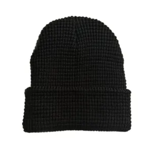 Unisex Waffelstrick Beanie Mütze Verdickte Warme Ananasmuster Winter Einfarbig Acryl Umschlagmütze Für Outdoor Sport