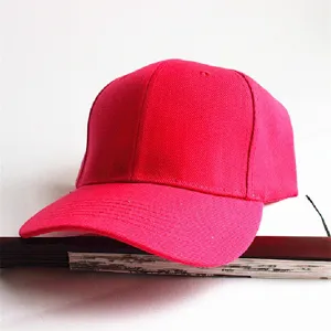 Hochwertige, verstellbare rosa Baseballkappe aus Segeltuch, vielseitiger Unisex-Sonnenschutz