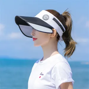 Stilvoller Damen Sonnenhut mit breiter Krempe für Strandurlaub und Sonnenschutz im Sommer