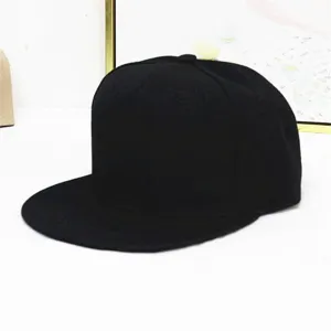 Einfarbig Flache Krempe Snapback Hut Herren Damen Mode Streetwear Hip Hop Segeltuch Baseballkappe Outdoor Lässig Hut