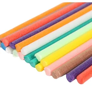 Colorful DIY magic corn starch sticks for children building and creative toys