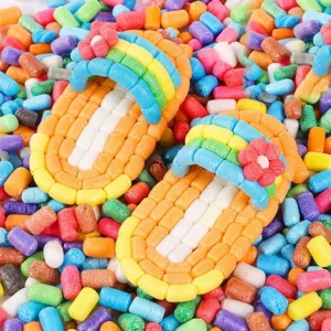 Kleurrijke magische maïsblokken DIY educatief speelgoed voor creatieve speelgoedpantoffels