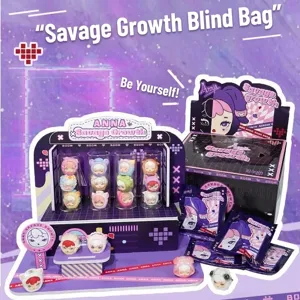 Serie Anna Savage Growth Caja Ciega Bolsa Misteriosa Mini Figura de Resina Juguete de Arte Dibujos Animados Niña Adorno de Escritorio