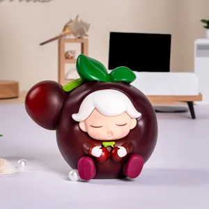 Detailopname van het Vitamin C Paradise hars blind box figuurtje in mangistan