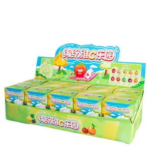Kleurrijke Vitamin C Paradise serie cartoon fruit blind box set hars ornamenten