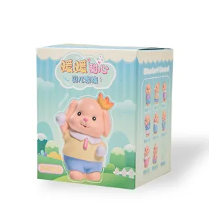 Detaillierte Seitenansicht der Warm Sweetheart Bell Blindbox mit Charakterdesigns
