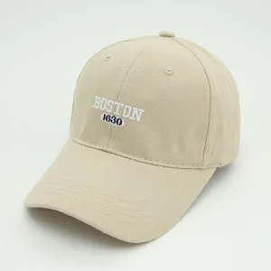 Berretto da Baseball Vintage Boston 1630 Ricamato per Uomo Donna Testa Grande Corona Profonda Cotone Regolabile