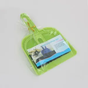 Mini juego de cepillo de limpieza de escritorio y recogedor, escoba pequeña para teclado.