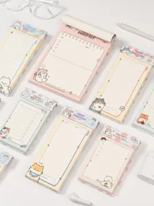 Cute cat memo pad tear-off notepad student stationery sticky notes cute memo paper stationery