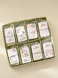 Mini carnet de poche mignon motif chat avec porte-clés pendentif pour usage quotidien.