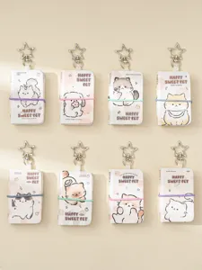 Mini mignon chat carnet porte-clés portable pendentif de sac mignon papeterie kawaii
