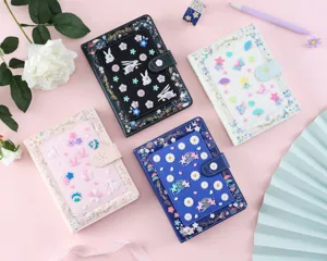 Quaderno carino con chiusura magnetica copertina in silicone agenda cancelleria
