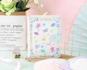 Quaderno magnetico con copertina in silicone design floreale diario carino per scrittura