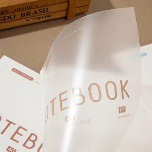 Quaderno con copertina in PP traslucido B5 cancelleria per studenti 40 fogli blocco note scolastico
