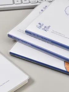 Carnet ligné A5 avec design de couverture chat mignon, journal intime épais pour école bureau