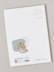 Cahier ligné B5 mignon Journal d'étudiant minimaliste Bloc-notes d'écriture esthétique