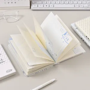 Joli carnet de notes journalier design chat esthétique papeterie pour bureau école quotidien