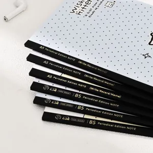 Simpatico quaderno rigato Wish Kitten B5 A5 impilato taccuino minimalista per studenti