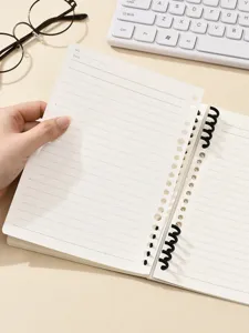 B5 Losbladig Notitieboek Gesegmenteerde Spiraal Gelijnd Dagelijks Kantoorbenodigdheden