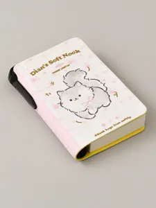 Cute pocket notebook mini notepad with lovely cat illustration for daily study and memo notes.