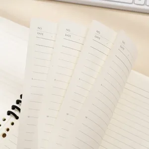 B5 Gesegmenteerd Spiraalnotitieboek Gelijnd Losbladig Hervulbaar Dagboek Planner Notitie
