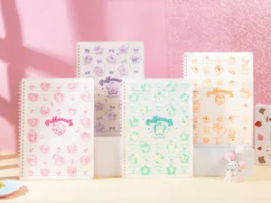 B5 spiralen notitieboek esthetisch studenten dagboek schattig cartoon dier notities 1st