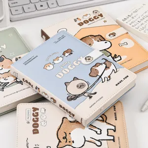 Leuke cartoon magnetische gesp planner notitieboek hardcover huisdier dagboek briefpapier