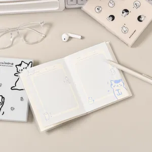 Leuke kat dagelijkse planner notitieboek esthetisch A6 memo blok briefpapier dagboek