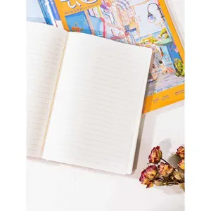 Thickened lined notebook journal with clear pages, ideal for students and daily office writing notes.