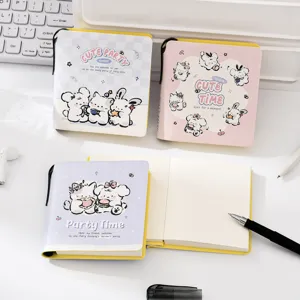 Schattig zaknotitieboekje met cartoon dieren, draagbare notitieblok voor studenten.