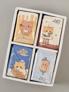 Set van vier schattige geïllustreerde mini pocket notitieboekjes met Magic Minnie bakthema